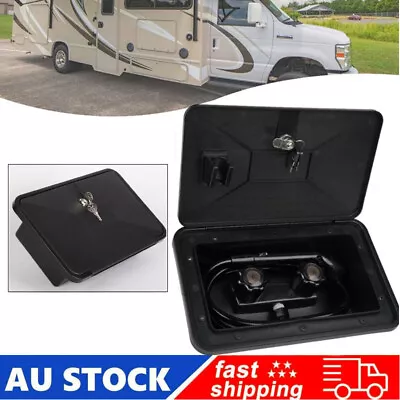 External Caravan RV Shower Box Kit Exterior Faucet Camper Trailer Boatt • $64.69