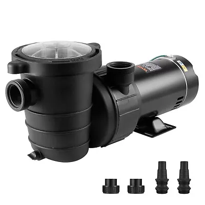 VEVOR Above Ground Swimming Pool Pump Single Speed 1 HP 80 GPM 3450 RPM 120V UL • $119.98