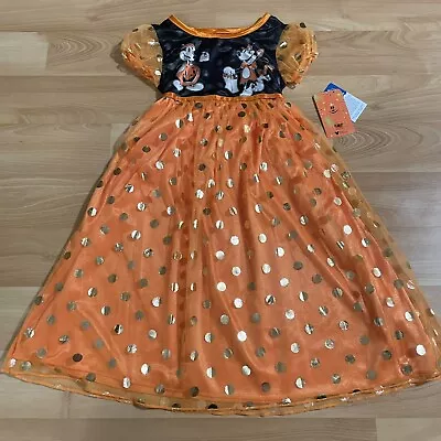 Disney Halloween Mickey & Minnie Mouse Nightgown Costume Sz 4T Toddler Tulle NEW • $20.67