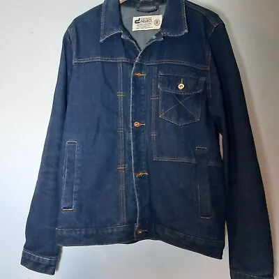 D-struct Project Denim Chore Jacket Size M Blue D Torino • £23