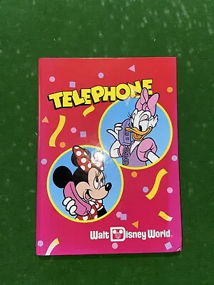 Vintage Minnie Mouse Telephone Book Walt Disney World • $16