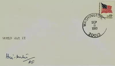  Chairman NATO Military Committee  Peter Hill-Norton Signed Envelope • $129.99