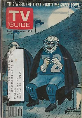 TV Guide January 14 1978 Chas Addams Cover Super Bowl • $5.11