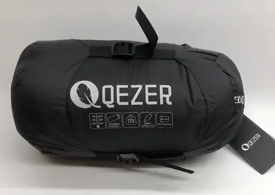 QEZER 20 Degree Cold Weather Ultralight Down Mummy Sleeping Bag For Adults 620FP • $149.99