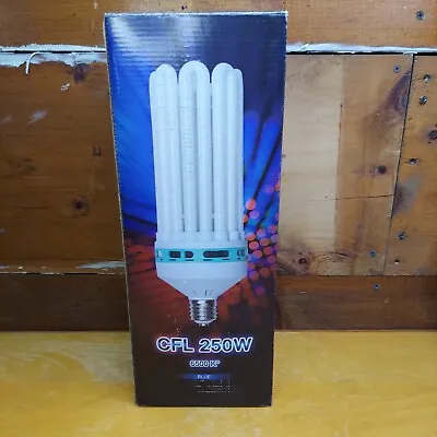 CFL 250W 6500K Blue Grow Light Bulb 120V/60Hz Item Number 307304 • £24.11