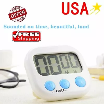 Kitchen Digital Food Cooking Timer Magnet Refrigerator LCD Display Timer • $7.29