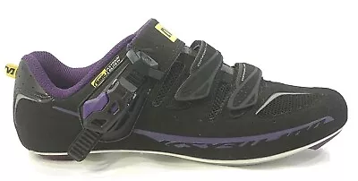 Mavic Ksyrium Elite W Road Cycling Shoe Black/Purple Size US 5.5 • $27.99