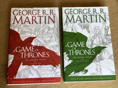 Game Of Thrones Graphic Novel Volume 1 And 2 Tommy Patterson 1st Ed Unread • £32