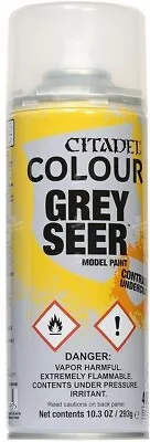 6 X Citadel Colour GREY SEER Spray (400 Ml) Games Workshop Primer Layer Paint • £59.99