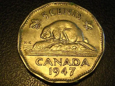 1947 1951 Commemorative & 1951 Canadian 5 Cents  You Get 3 Coins • $4.99