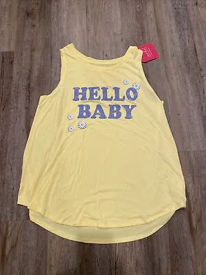 Ingrid & Isabel Maternity Tank Top Yellow Hello Baby • $6.12