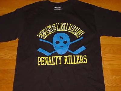 UAF University Fairbanks NANOOKS HOCKEY Penalty Killers  T-Shirt NEW Sz.. SMALL • $15.99