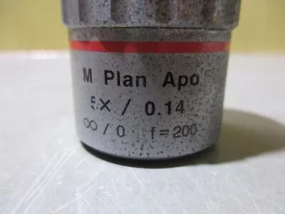 Mitutoyo Objective Lens M Plan APO 5X 0.14 From Japan Used • $205.50