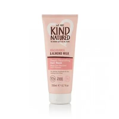 Kind Natured Macadamia & Almond Milk Deeply Nourishing Hair Mask - 200ml • £5.99