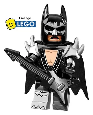 NEW LEGO Minifigures Glam Metal Batman The Movie 71017 Genuine Guitar Minifigure • $15