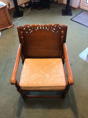 £225 • Buy Antique Monks Seat, Arts & Crafts Style, Solid Oak, Robson & Sons Newcastle