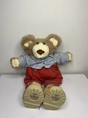 Boone Furskin Sweet-toothed Beekeeper Plush Bear Vintage Coleco 1984 Missing Hat • $19.95