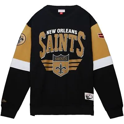 Mitchell & Ness Fashion Fleece Pullover New Orleans Saints • £109.90