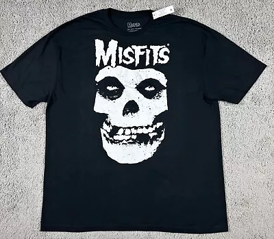 Misfits - Crimson Ghost Skull Band Logo Men's 2XL Black T Shirt Graphic Print • $19.95