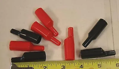 8 Mueller Insulators Boots For 60 Series Clips - 4 Red And 4 Black For 1 Price  • $4.75