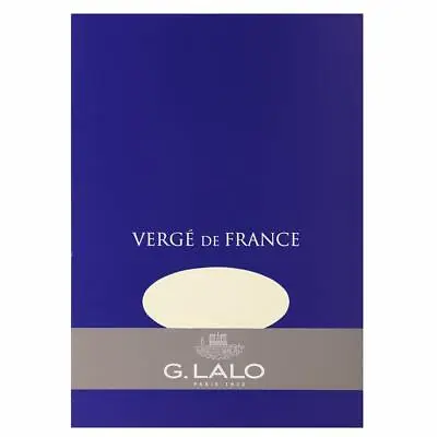 G. Lalo  Verg De France  50 Sheets Tablets - 5 3/4 X 8 1/4 - Ivory • $16.98