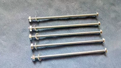 £3.25 • Buy 3mm X 70mm Long Slotted Machine Screws M3 Nut + Washer New Pack Quantity X 5