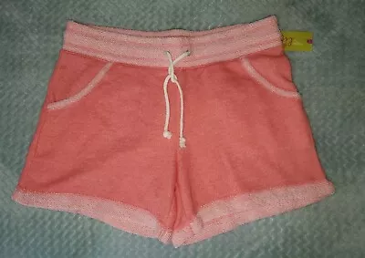  Made For Life Women's Medium Shorts Pink Drawstring Pocket Front  • $14.90