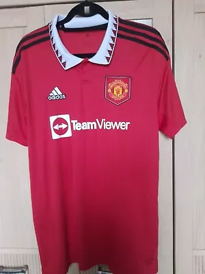 Manchester United Home Shirt 2022/23 Large Official Rare • £15