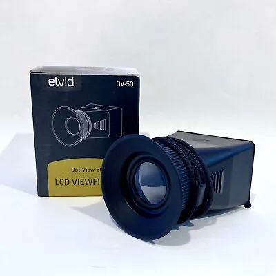 Elvid OptiView 50 3.2  LCD Viewfinder OV-50 3  & 3.2  Screens 3x Magnification • $49.99