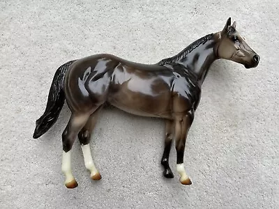 GORGEOUS Breyer Peter Stone Ideal Stock Horse Glacier II Glossy Rose Grey SR 50 • $143.32