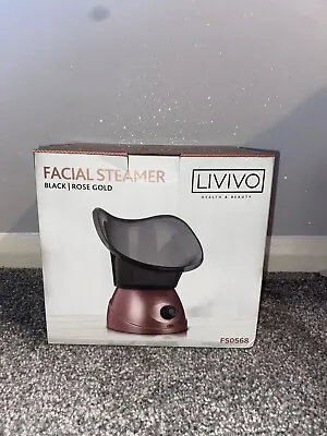 Face Facial Digital Steamer Spa Pores Steam Sprayer Skin Clean Beauty Sauna Mist • £20