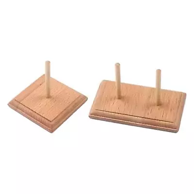 Yarn Ball Holder Wood Organizer Yarn Ball Winder Yarn Dispenser For Crocheting • £6.32