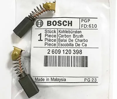 £6.15 • Buy Genuine Bosch Carbon Brushes 2609120398 For GHO 26-82 GHO 10-82 Planer S29A