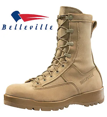 Belleville 790G Men's Waterproof Flight Military Combat Boots TAN- 9.5R To 13R • $149.95