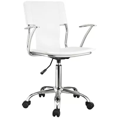 Scranton & Co Contemporary Modern Office Chair In White • $93.12