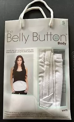 The Belly Button Body Band White Small 26 -27 Sz 2-4 Maternity Extender • $15.99