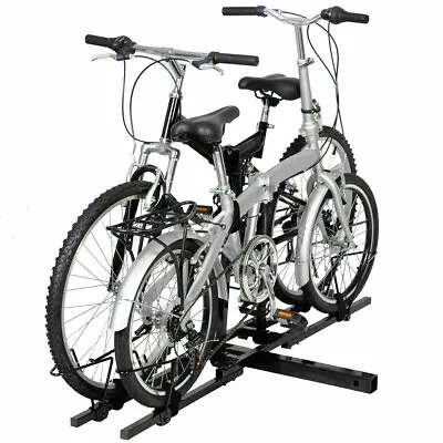 New Heavy Duty 2 Bike Bicycle 2  Hitch Mount Carrier Platform Rack Car Truck SUV • $55