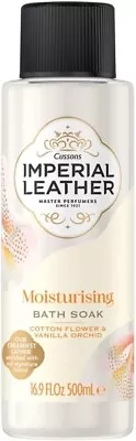 Imperial Leather Moisturising Bath Soak Cotton Flower & Vanilla Orchid 500ml • £5.92