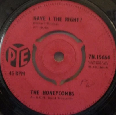 £2.69 • Buy THE HONEYCOMBS Have I The Right 7  Single