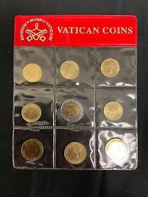 Vatican 9 Coin Uncirculated Set • $2.25