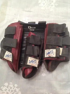 $12.99 • Buy Davis  Pro Horse Splint Boots - Various Size & Colors - Barrel - Jumping - Train