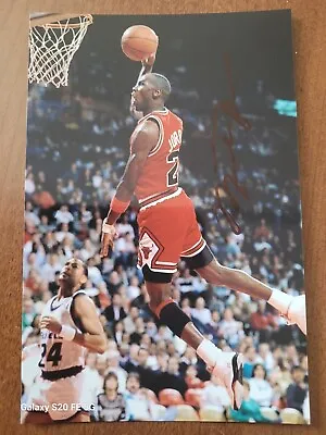 Michael Jordan AUTOGRAPHED Authentique Auto Signier In Person_2- • $94.72