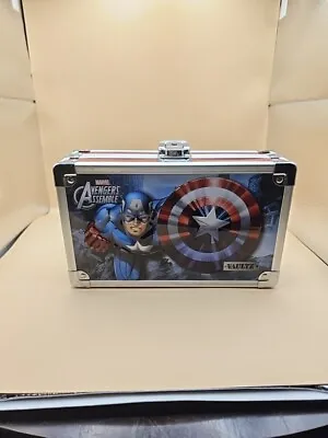 Captain America Marvel Avengers Assemble Vaultz Pencil Gaming Box No Keys • $13.99