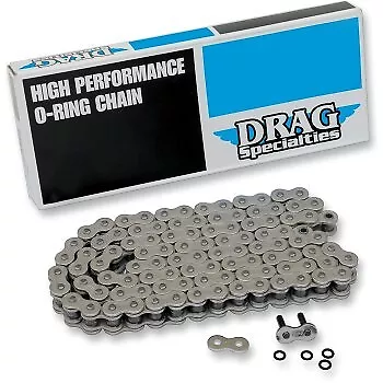 Drag Specialties Chrome 530 Series O-Ring Chain 530 X 112 Links • $193.75