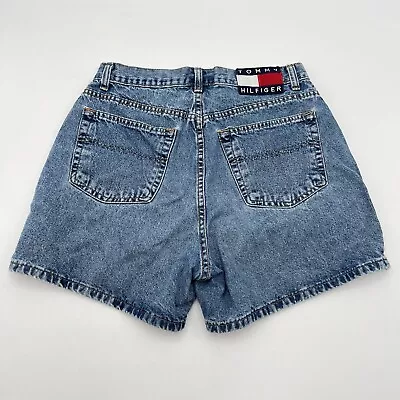 VTG Y2K Women's Tommy Hilfiger Perfect T Shorts Mom Blue Jeans Size 10 29x4.5  • $19.99