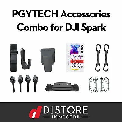 $39 • Buy PGYTECH Accessories Combo For DJI Spark Aus Stock Fast Delivery