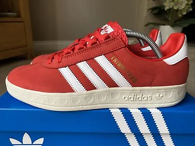 £119 • Buy Adidas Trimm Trab Red White Size 8  80s Football Casuals Liverpool England