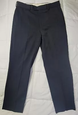 Brooks Brothers Dress Pants Mens W32/L30 Black Madison 1818 100% WOOL Slacks • $28