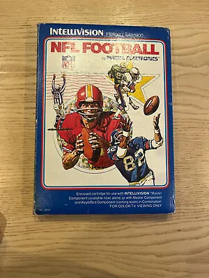 Intellivision NFL Football Boxed With Manuals And Overlays Complete • £11.95