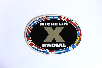 1973 Michelin X Radial Tires Vintage Original Racing Decal Sticker Nascar Nhra • $4.25